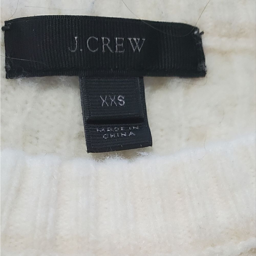 J.Crew Cream Cableknit Sweater   - Picture 5 of 6